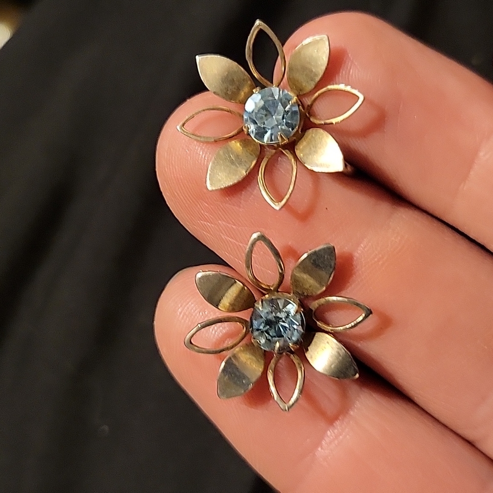 Vintage costume earrings
